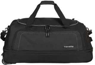 Большая дорожная сумка на 2-х колесах 105/128 л Travelite Basics Black