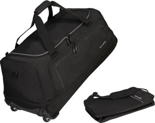 Большая дорожная сумка на 2-х колесах 105/128 л Travelite Basics Black