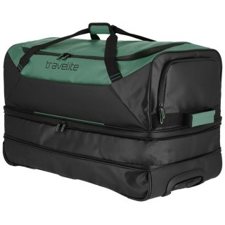 Большая дорожная сумка на колесах Travelite Basics – 98 л, 3,7 кг Зеленая