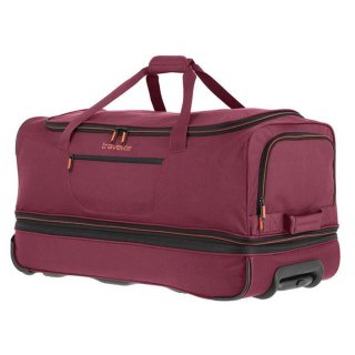 Большая сумка на колесах Travelite BASICS на 98/119 л из полиэстера Красная
