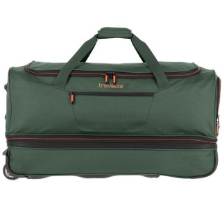 Велика сумка на колесах Travelite BASICS на 98/119 л з поліестеру Зелена