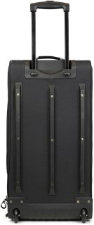 Велика сумка на колесах TravelZ Wheelbag Doubleloader на 96 літрів із поліестеру Чорна