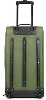 Большая сумка на колесах TravelZ Wheelbag Doubleloader на 96 литров из полиэстера Зеленая