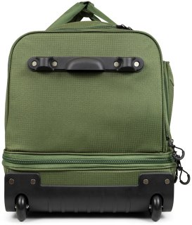 Большая сумка на колесах TravelZ Wheelbag Doubleloader на 96 литров из полиэстера Зеленая