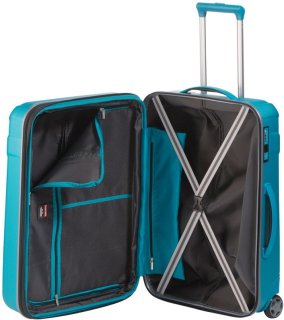 Большой 2-х колесный чемодан 80/91 л Travelite Vector, бирюзовый