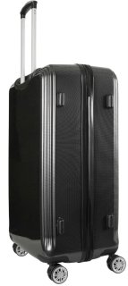 Большой 4-х колесный чемодан 100 л CAT Carbon, черный