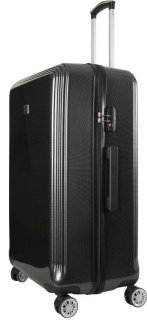 Большой 4-х колесный чемодан 100 л CAT Carbon, черный