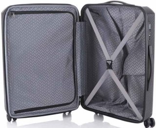 Большой 4-х колесный чемодан 75/85 л Travelite Skywalk Black