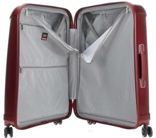 Большой 4-х колесный чемодан 78 л Travelite Elbe Red