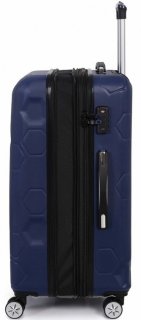 Большой 4-х колесный чемодан 84/105 л IT Luggage Hexa Black