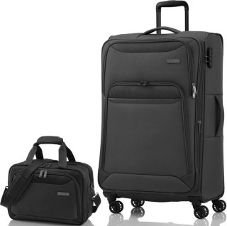Большой 4-х колесный чемодан 84/97 л Travelite Kendo Black
