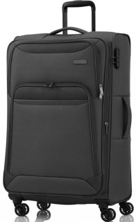 Велика 4-х колісна валіза 84/97 л Travelite Kendo Black