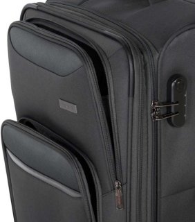 Большой 4-х колесный чемодан 84/97 л Travelite Kendo Grey