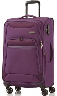 Большой 4-х колесный чемодан 84/97 л Travelite Kendo Purple