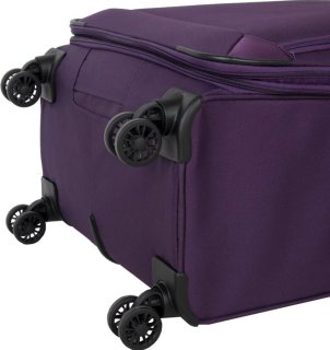 Большой 4-х колесный чемодан 84/97 л Travelite Kendo Purple