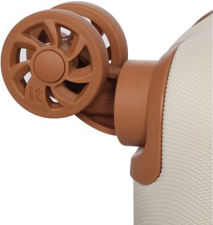 Большой 4-х колесный чемодан 85/107 л IT Luggage Valiant Cream