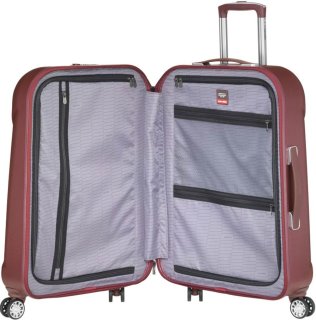 Большой 4-х колесный чемодан 89 л Travelite Elbe Two M+ Garnet