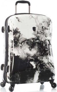 Большой 4-х колесный чемодан Heys Marble Swirl (L) Stone Print