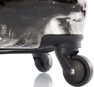 Большой 4-х колесный чемодан Heys Marble Swirl (L) Stone Print