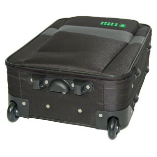Большой чемодан 78 л на двух колесах Skyflite Domino Black (L)