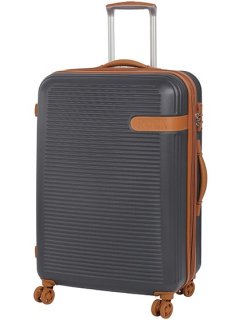 Большой чемодан 83/104 л Rock Valiant Charcoal Hardshell Expandable (M)