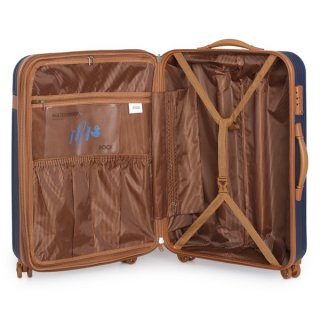 Большой чемодан 83/104 л Rock Valiant Cream Hardshell Expandable (M)