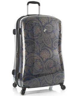 Большой чемодан 96 л на 4-х колесах Heys Indigo Paisley (L) темно-синий