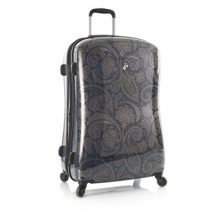 Большой чемодан 96 л на 4-х колесах Heys Indigo Paisley (L) темно-синий