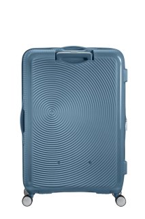 Велика валіза American Tourister Soundbox – 97 / 110 л, 4,2 кг Блакитна