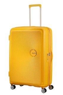 Большой чемодан American Tourister Soundbox – 97 / 110 л, 4,2 кг Желтый