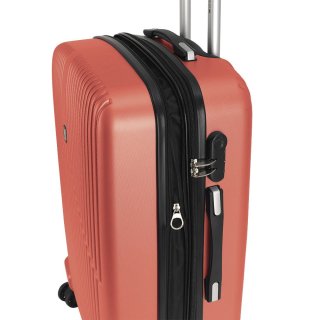 Большой чемодан Gabol Alabama из пластика на 108/130 л Коралловый
