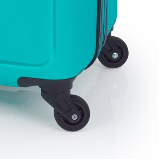 Большой чемодан Gabol Future 109/123 л весом 4,3 кг из пластика Бирюзовый