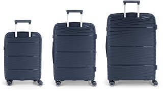 Большой чемодан Gabol Kiba 114/125 л весом 4,5 кг из полипропилена Синий