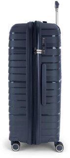 Большой чемодан Gabol Kiba 114/125 л весом 4,5 кг из полипропилена Синий