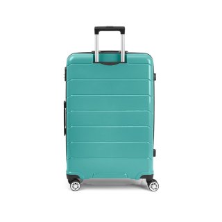 Большой чемодан Gabol Midori на 107/128 л весом 4,1 кг из полипропилена Бирюзовый