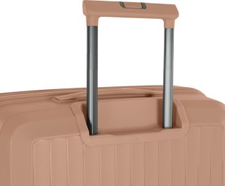 Большой чемодан Heys AirLite на 100/125 л весом 3,9 кг из Duraflex (поликарбонат) Бежевый
