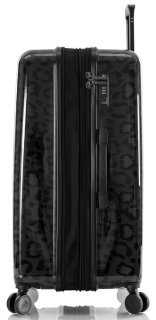 Велика валіза Heys Black Leopard на 107/133 л вагою 5 кг із полікарбонату Чорний