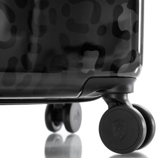 Велика валіза Heys Black Leopard на 107/133 л вагою 5 кг із полікарбонату Чорний