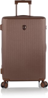Большой чемодан Heys Earth Tones на 105/125 л весом 4,8 кг из поликарбоната Коричневый