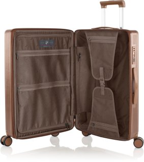 Большой чемодан Heys Earth Tones на 105/125 л весом 4,8 кг из поликарбоната Коричневый