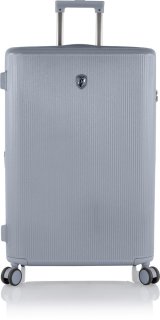 Большой чемодан Heys Earth Tones на 105/125 л весом 4,8 кг из поликарбоната Серый