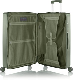 Большой чемодан Heys Earth Tones на 105/125 л весом 4,8 кг из поликарбоната Зеленый