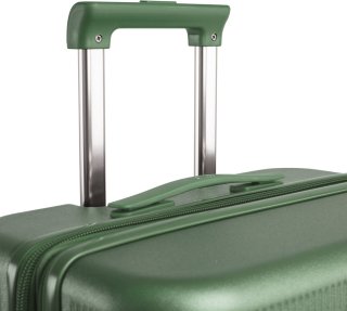 Большой чемодан Heys Earth Tones на 105/125 л весом 4,8 кг из поликарбоната Зеленый