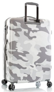 Большой чемодан Heys White Leopard на 107/133 л весом 5 кг из поликарбоната Белый