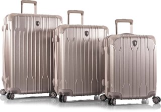 Велика валіза Heys Xtrak на 105/126 літра з полікарбонату Золотиста
