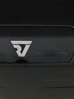 Велика валіза із гнучкого поліпропілену 80 л Roncato Box, чорний з рожевим