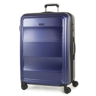 Большой чемодан из поликарбоната 4-х колесный 93.5 л Rock Amethyst (L) Navy