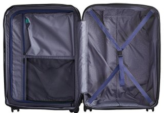 Большой чемодан из поликарбоната 77/85 л Lojel Lucid S2, темно-синий