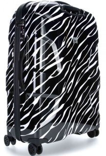 Большой чемодан из поликарбоната 90 л Titan X2, черный с белым