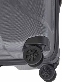 Большой чемодан из поликарбоната 90 л Titan X2 Gun Metal